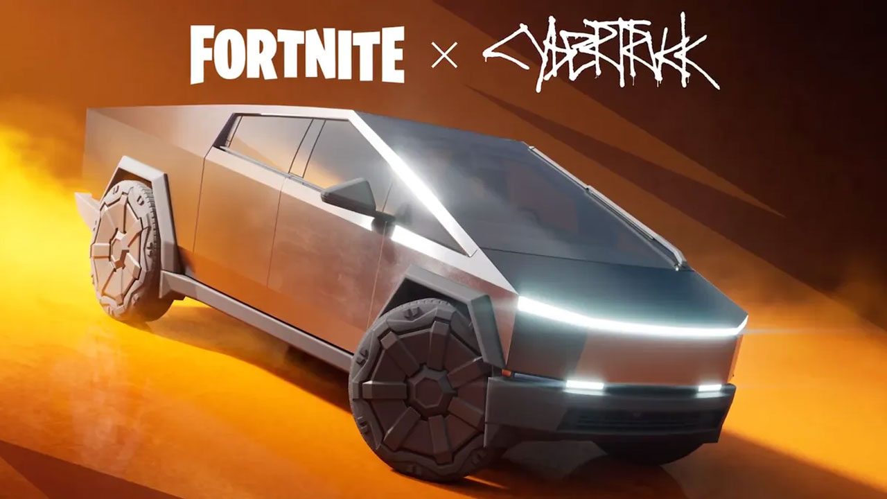 تسلا سایبرتراک Fortnite فورتنایت