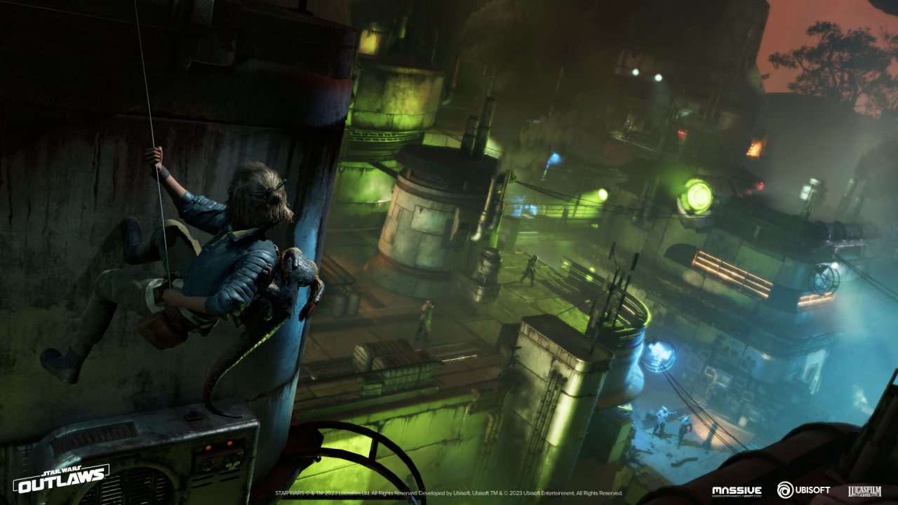 اندازه نقشه سیاره Star Wars Outlaws