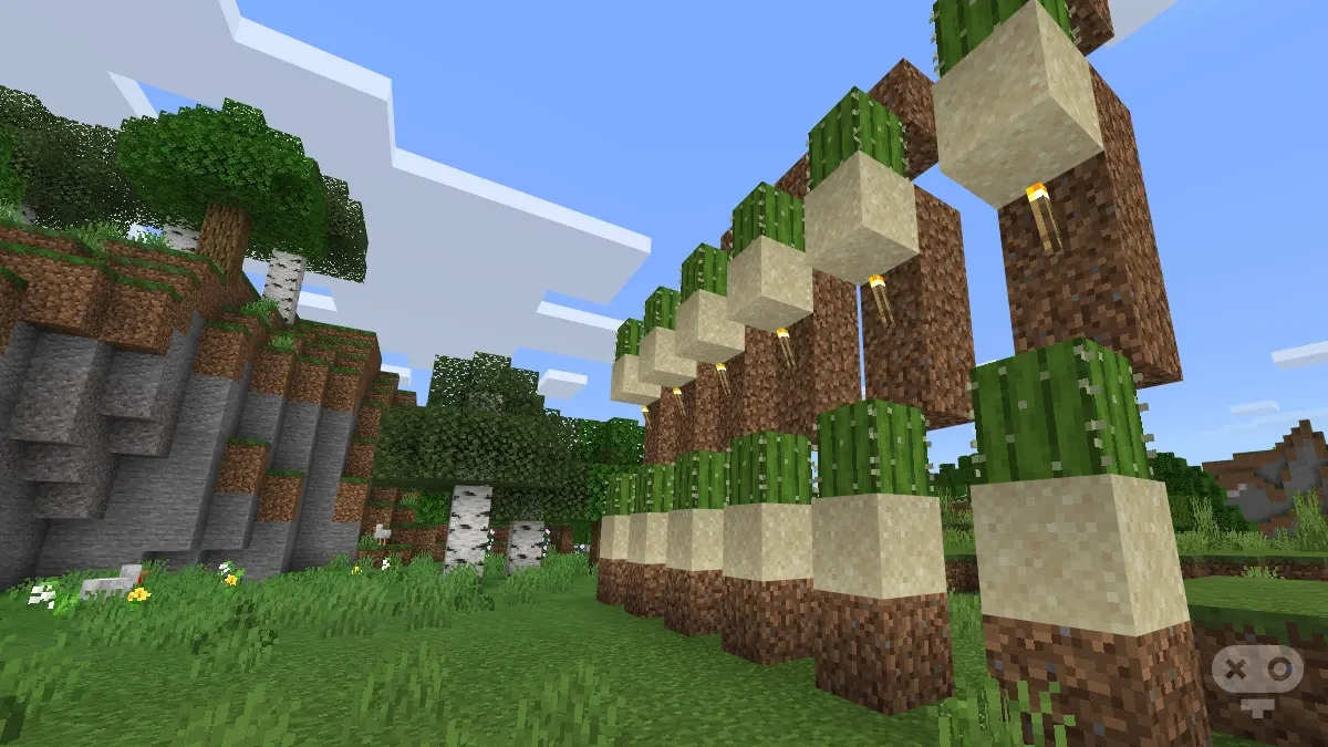 فارم کردن کاکتوس در بازی Minecraft - بهترین فارم های ماینکرافت
