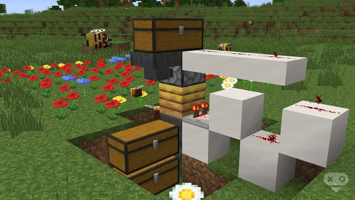 فارم عسل در بازی Minecraft - معرفی فارم های بازی ماینکرافت