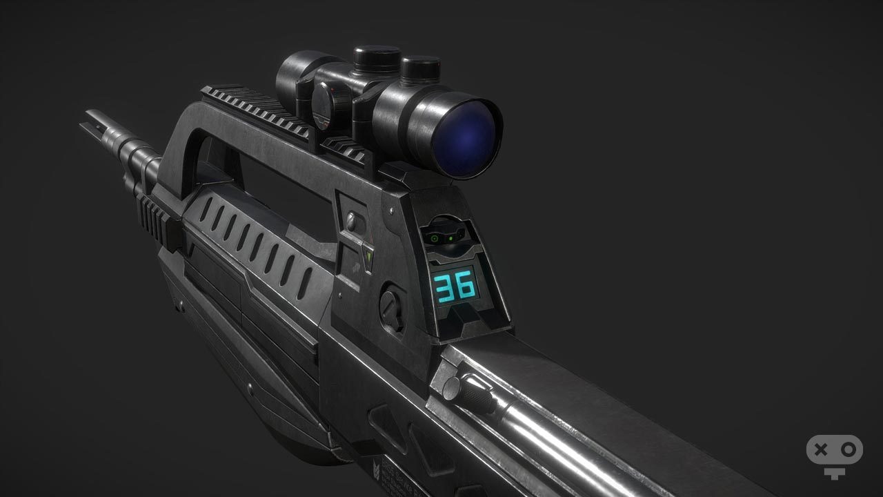 سلاح BR55 Service Rifle در بازی Halo از بهترین سلاح ها در بازی های اول شخص شوتر