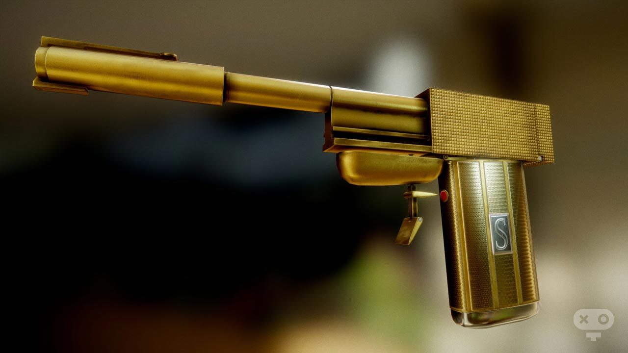 سلاح Golden Gun در بازی Goldeneye در لیست بهترین سلاح ها در بازی های شوتر اول شخص
