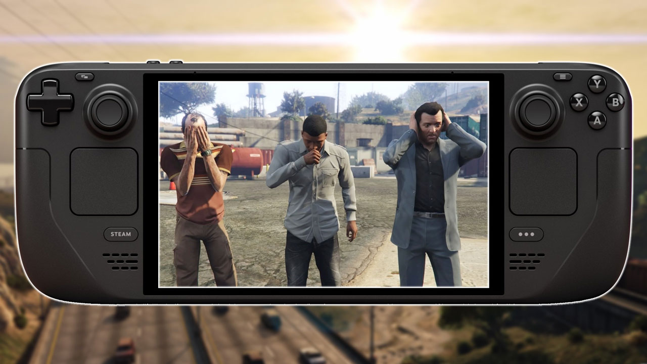 آپدیت GTA V استیم دک 