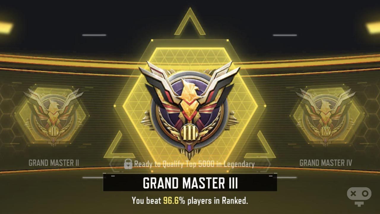 رنگ Grand Master در بازی کالاف موبایل