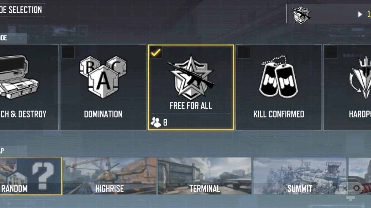 حالت های مختلف در بازی Call of Duty Mobile
