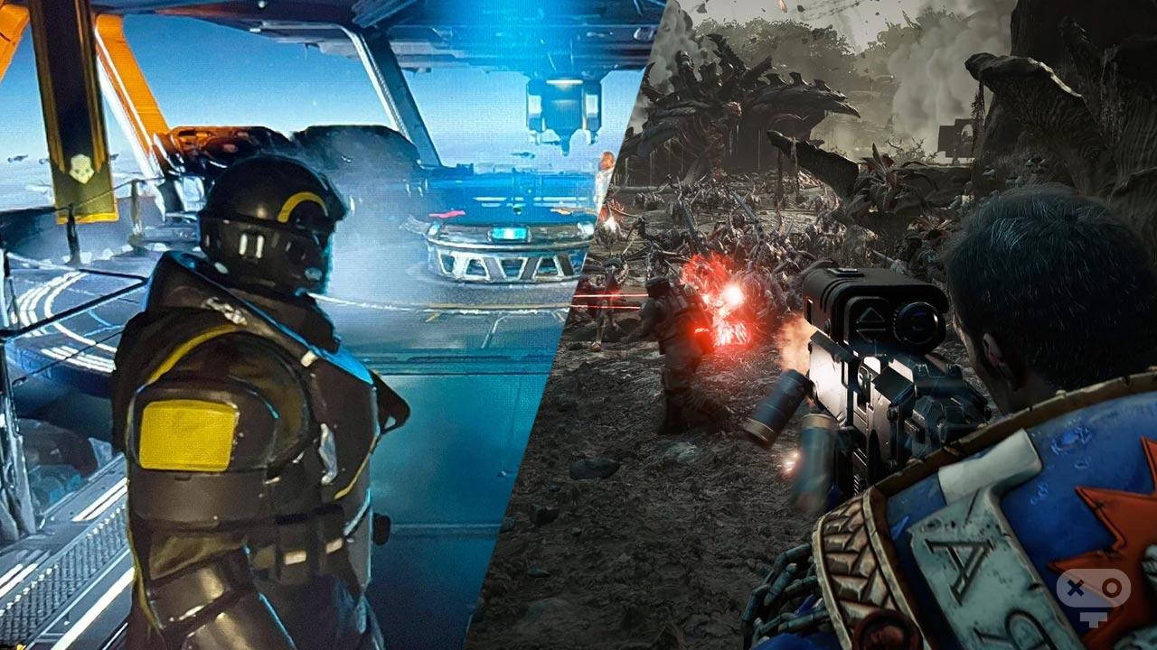 مقایسه گرافیک بازی Helldivers 2 با Space Marines 2
