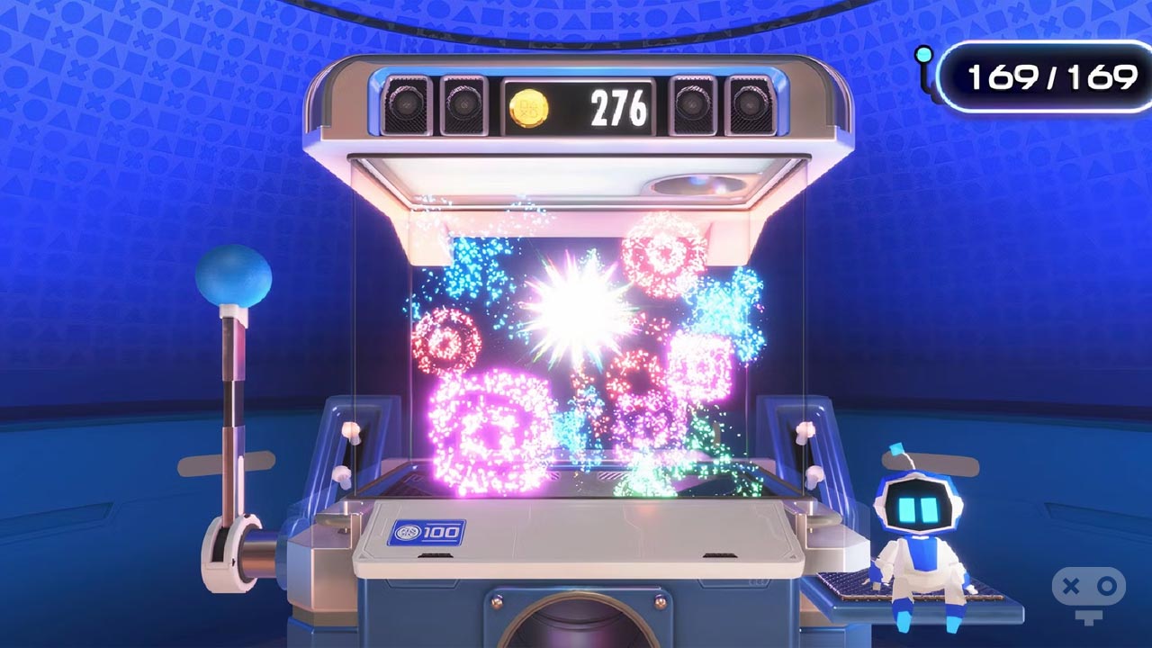 مرحله Contained Fireworks در بازی Astro Bot