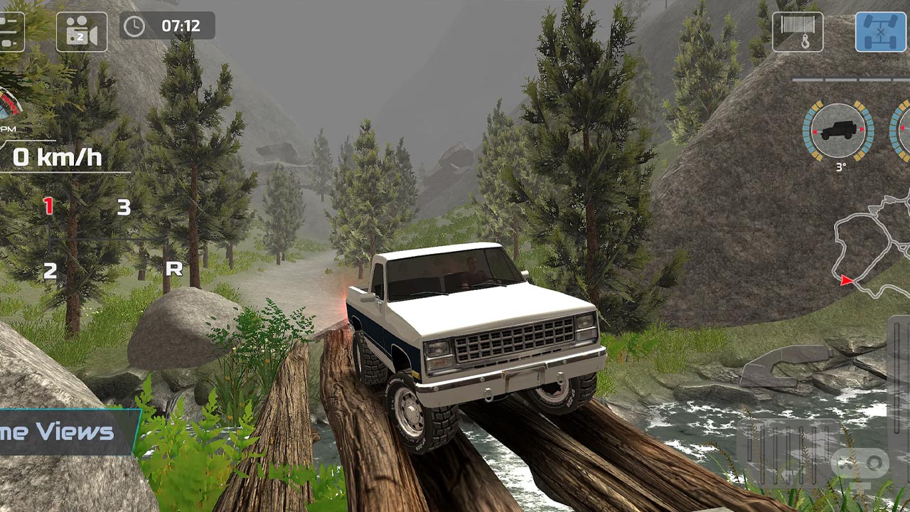 بازی Offroad Drive Pro در لیست بازی های مسابقه ای برای اندروید با ویژگی جهان باز