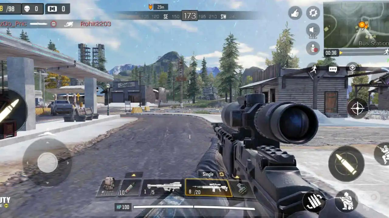 پرک Sniper Expert در فهرست پرک های کالاف موبایل