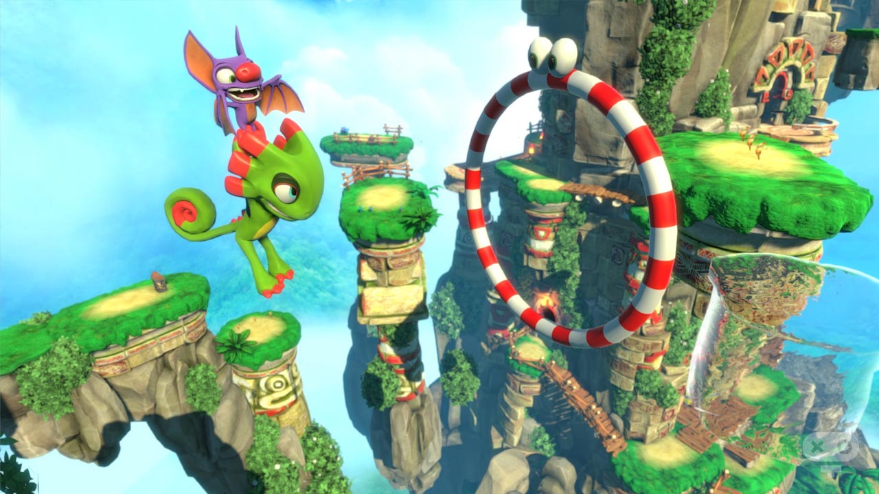 بازی yooka laylee در فهرست بهترین بازی های سبک پلتفرم سه بعدی برای تازه کارها