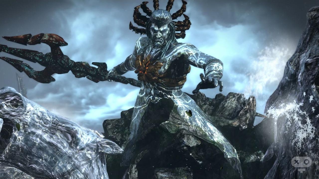 باس فایت Poseidon در بازی God of War 3