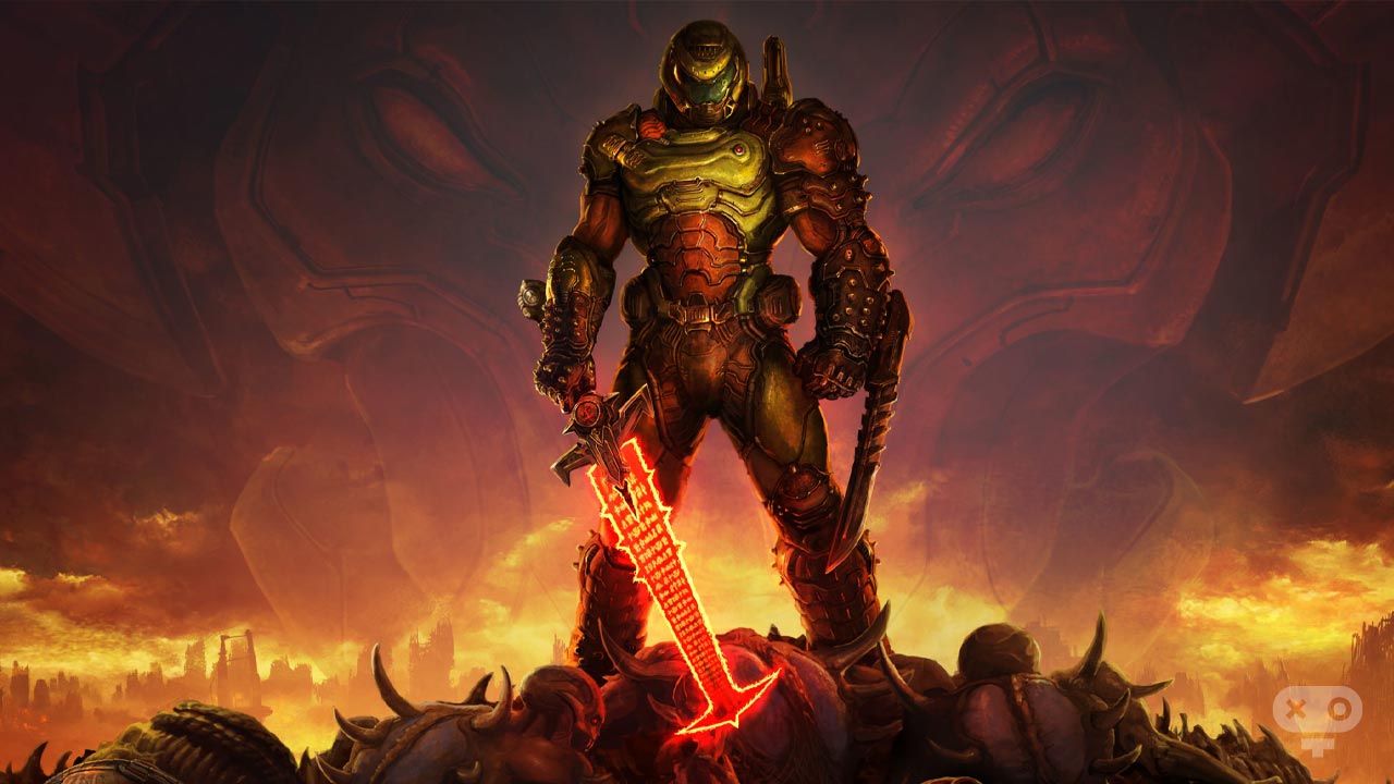 بازی Doom Eternal از بازی های شوتر اکشن پلی استیشن 5 شبیه کالاف دیوتی 