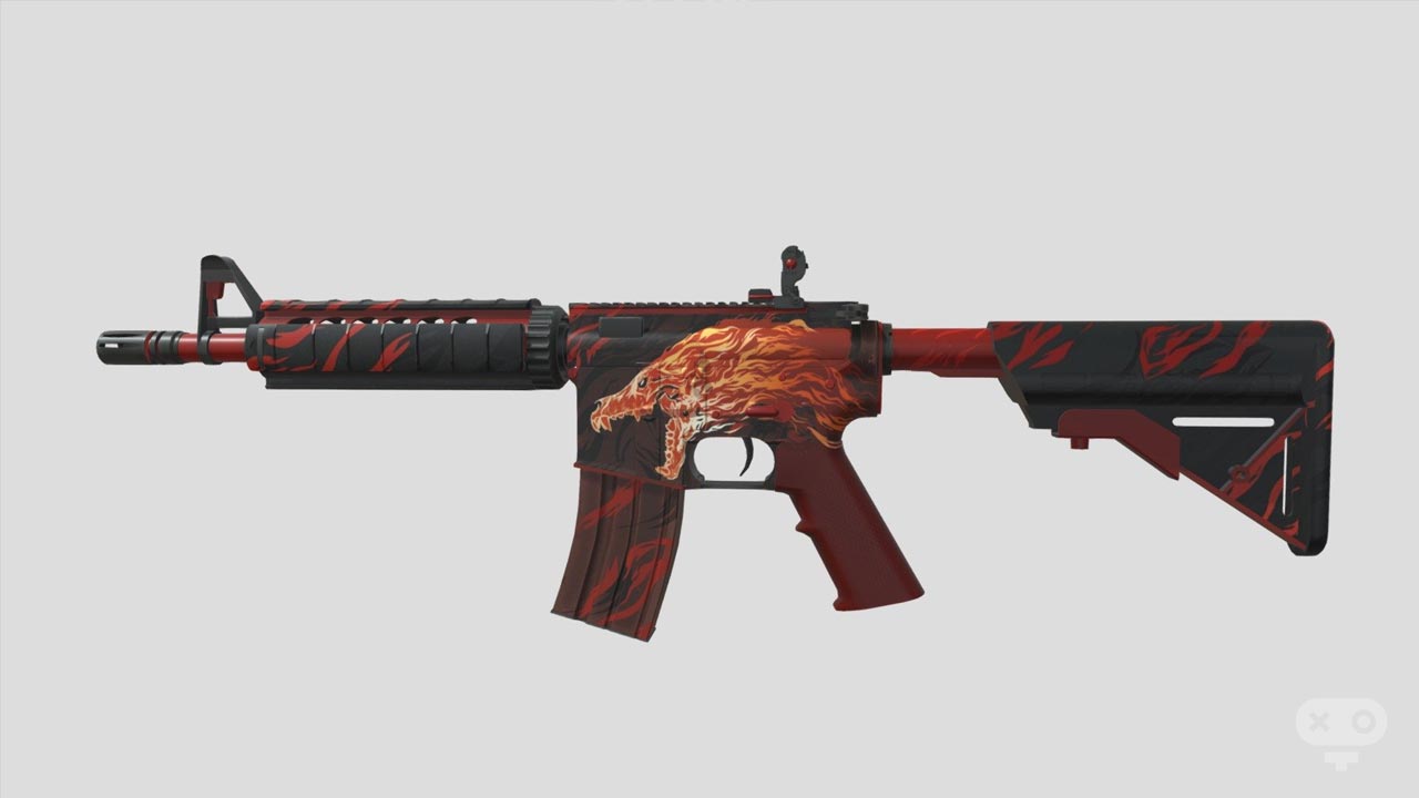 اسکین M4A4 Howl در لیست گران ترین آیتم های بازی های ویدیویی