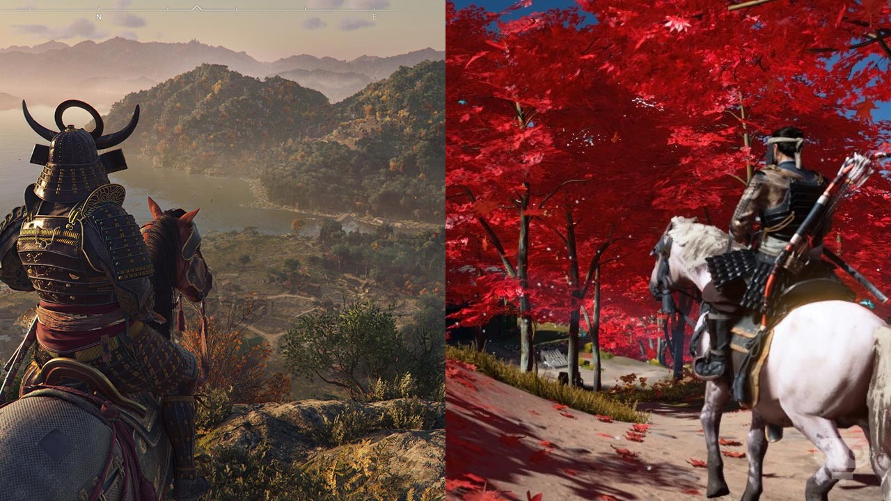 مقایسه دنیا و جهان بازی Ghost of Tsushima با بازی Assassin's Creed Shadows