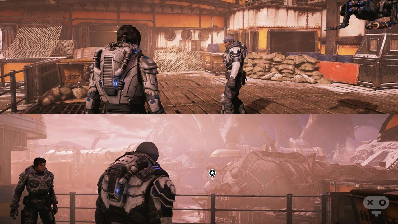 بخش دو نفره یا Co-op در سه گانه Gears of War