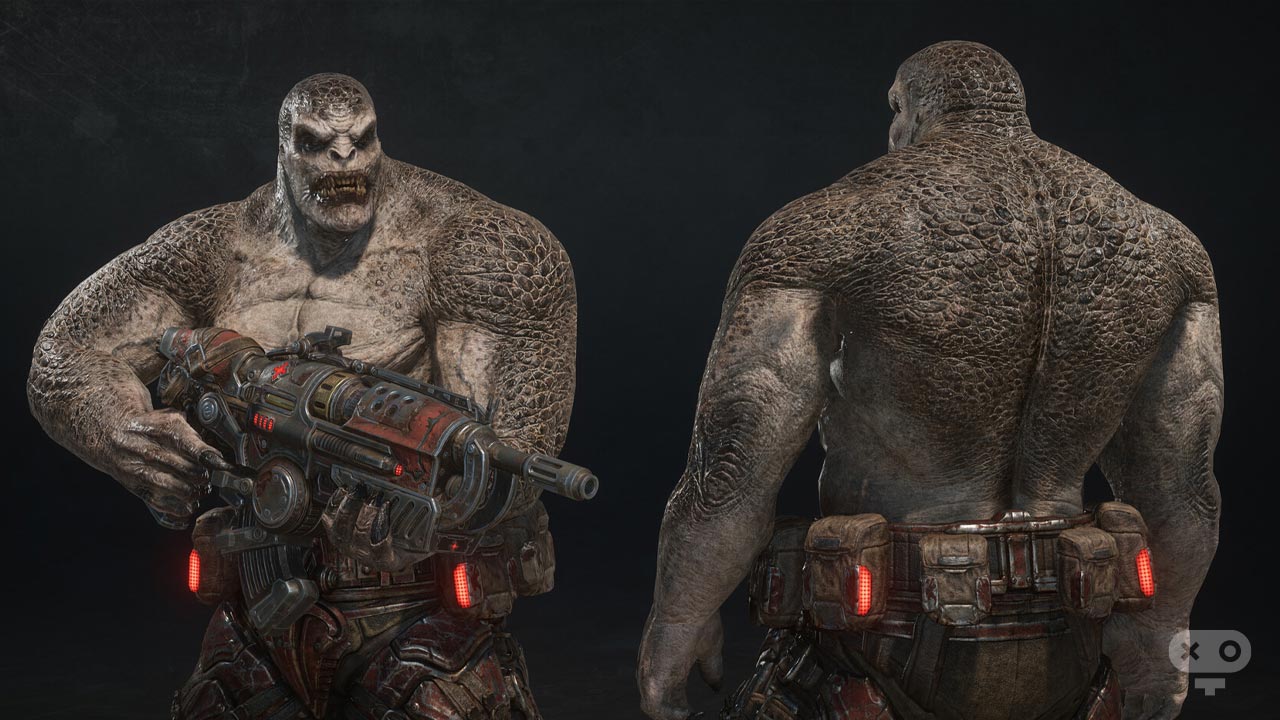 دشمنان Locust در سه گانه Gears of War