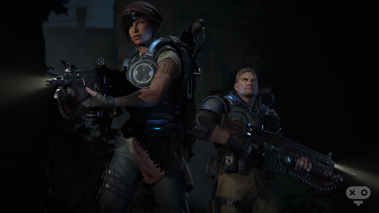 شوخ طبعی در روایت و مکالمات بازی Gears of War که با دنیای تاریک و خشن آن در تناقض است