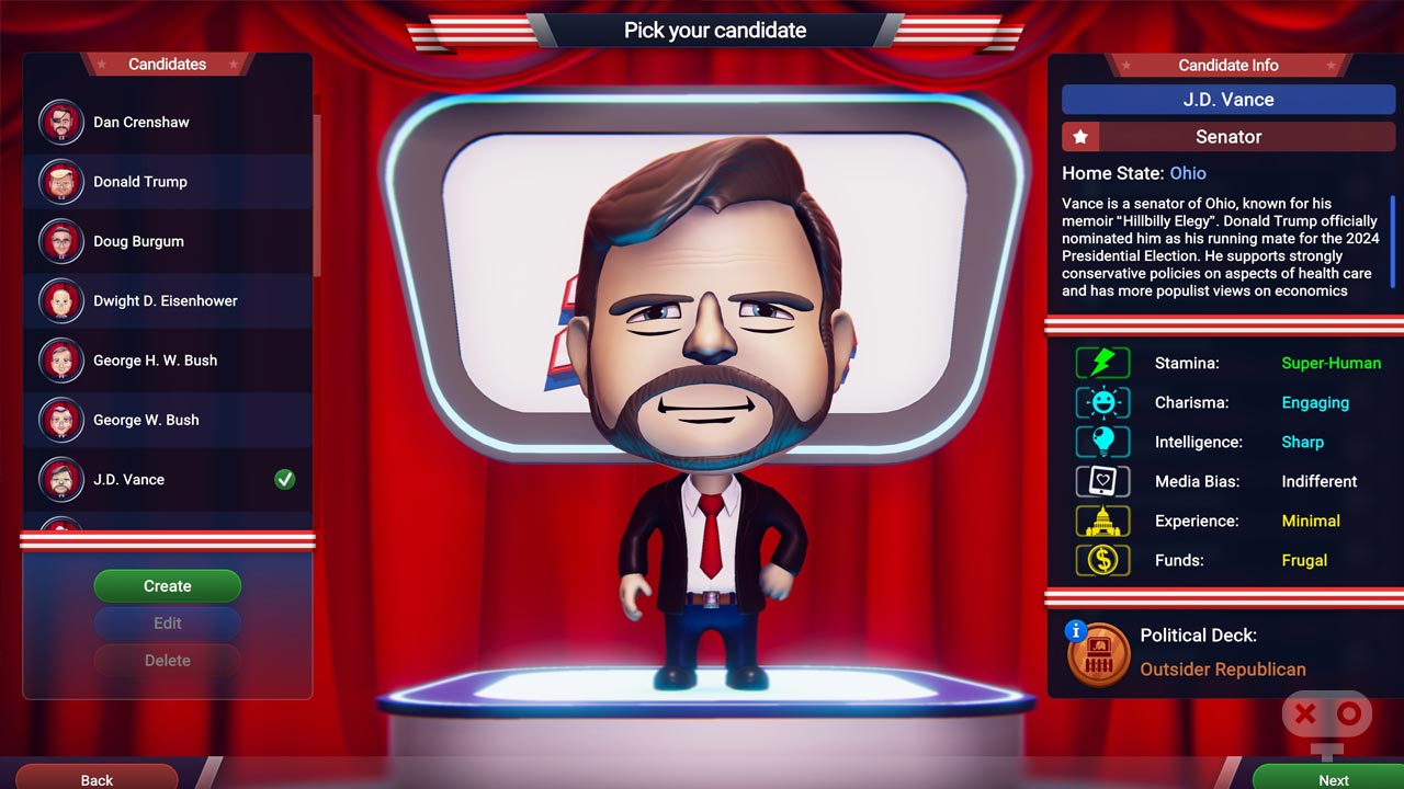 بازی The Political Machine در لیست بهترین بازی های سیاسی