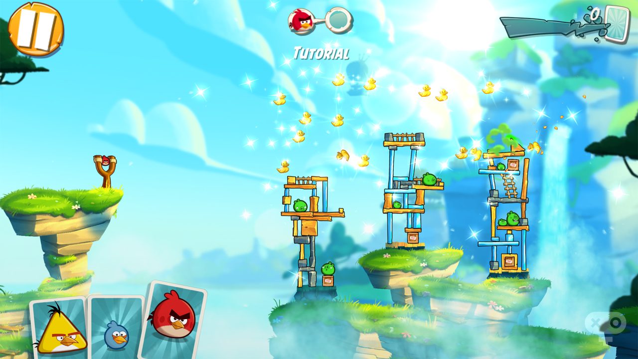بازی Angry Birds در لیست بهترین بازی های سرگرم کننده