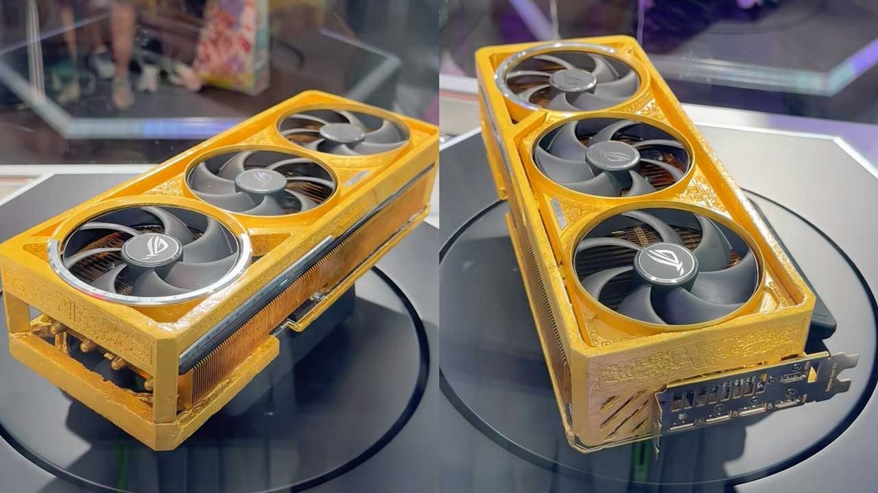 کارت گرافیک RTX 5090 طلا