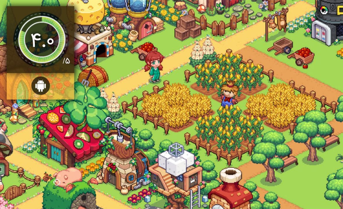 دانلود بازی Viladia Cozy Pixel Farm برای اندروید (نسخه 1.24)