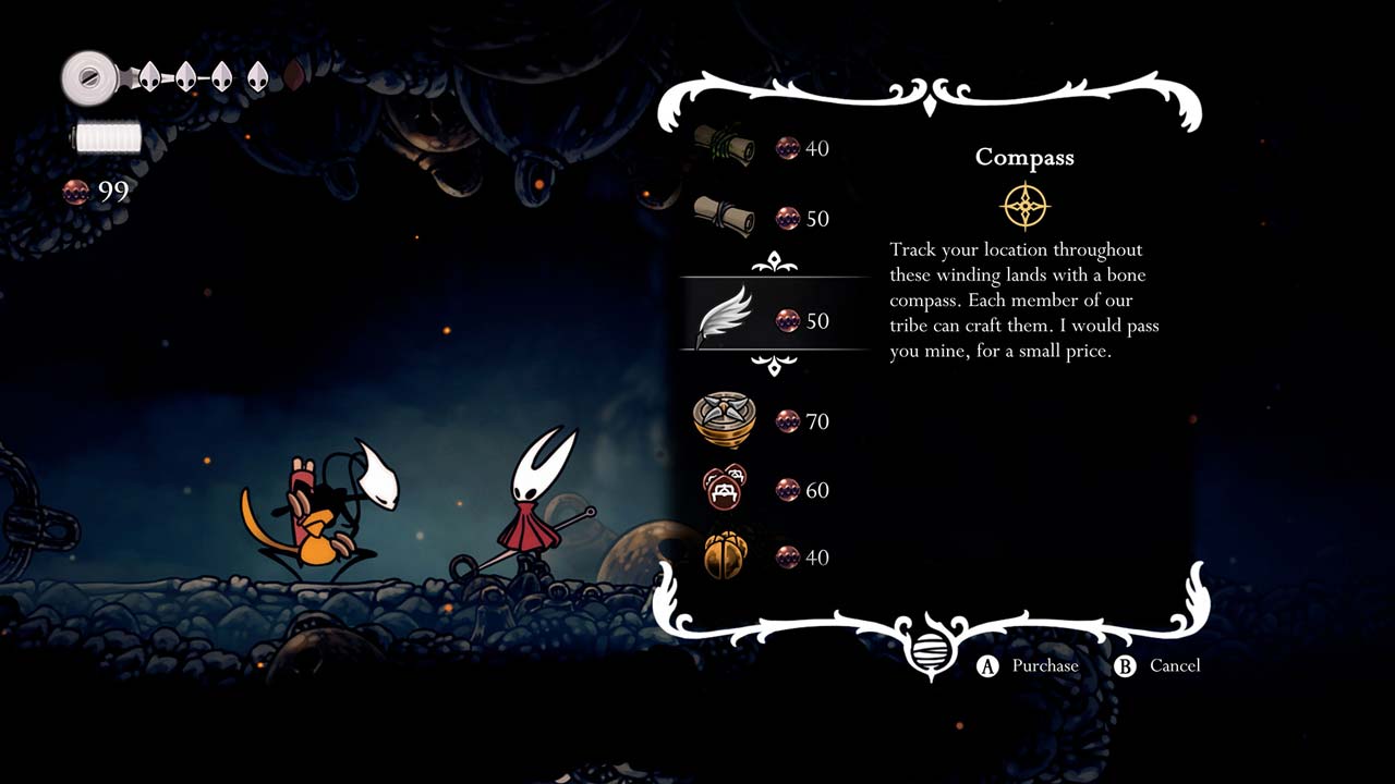آیتم های بازی Hollow Knight Silksong