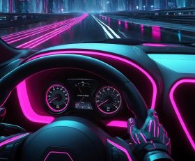 Synthwave Burnout