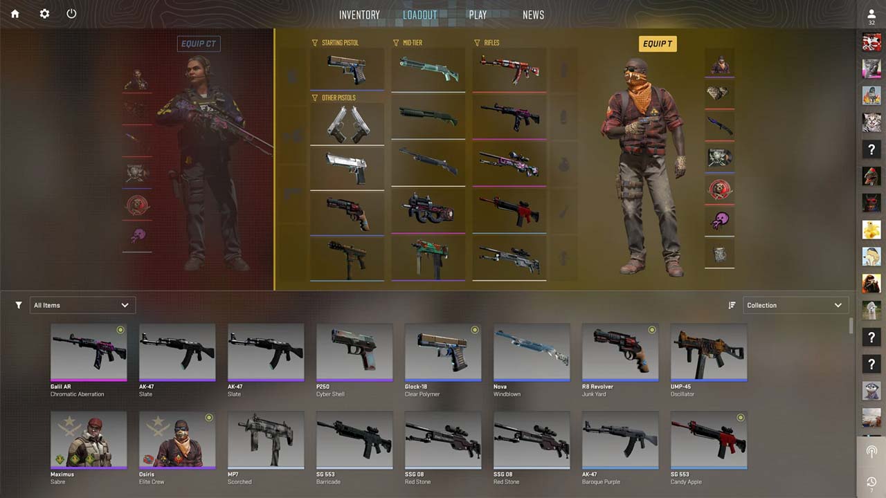 بازار اسکین های Counter Strike 2