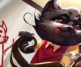 Count Meowculas Barbershop