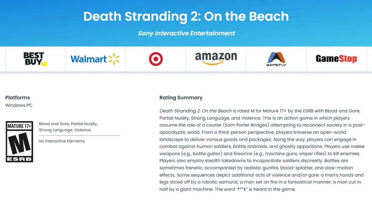 نسخه کامپیوتر بازی Death Stranding 2 