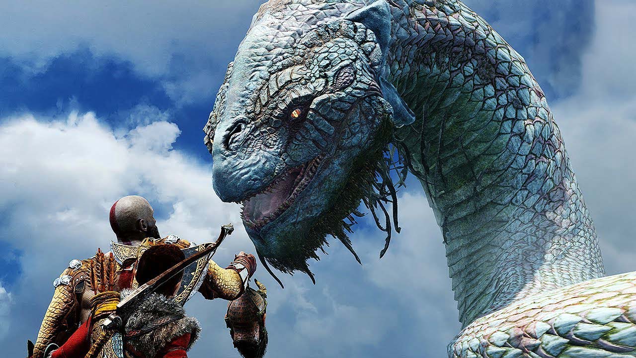 مار میدگارد بازی God of War