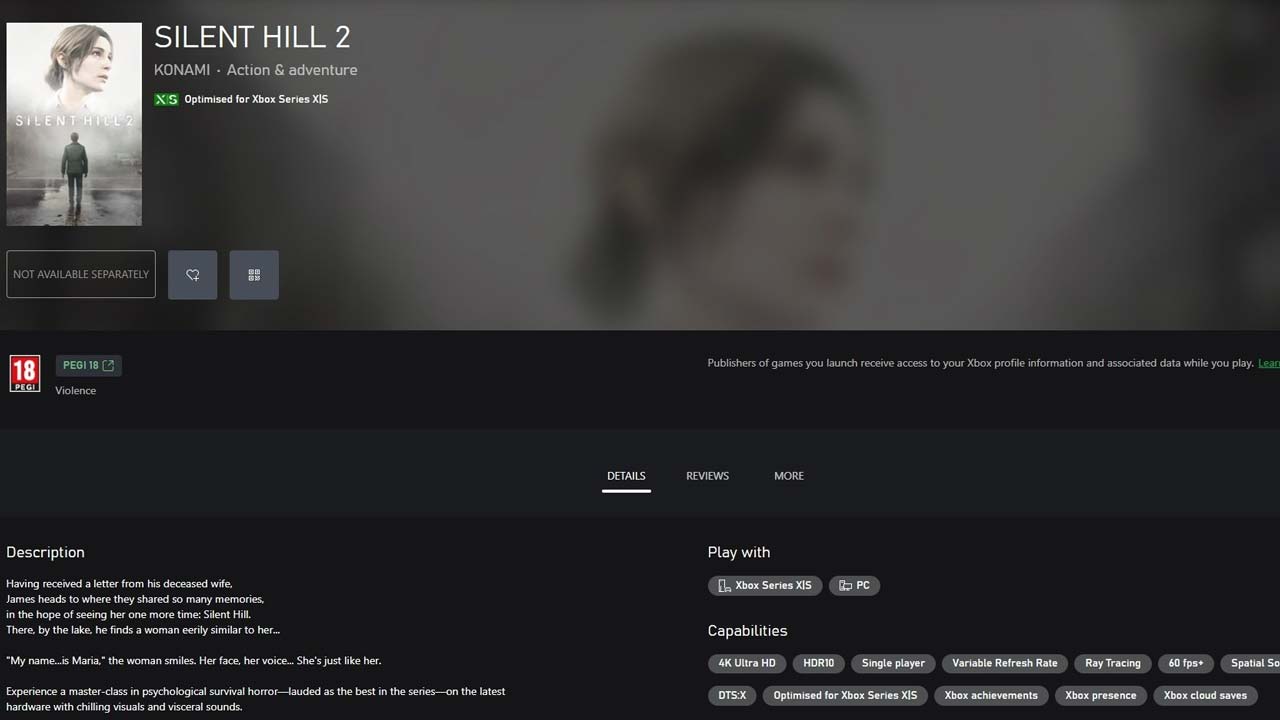 تاریخ انتشار ریمیک بازی Silent Hill 2 برای ایکس باکس