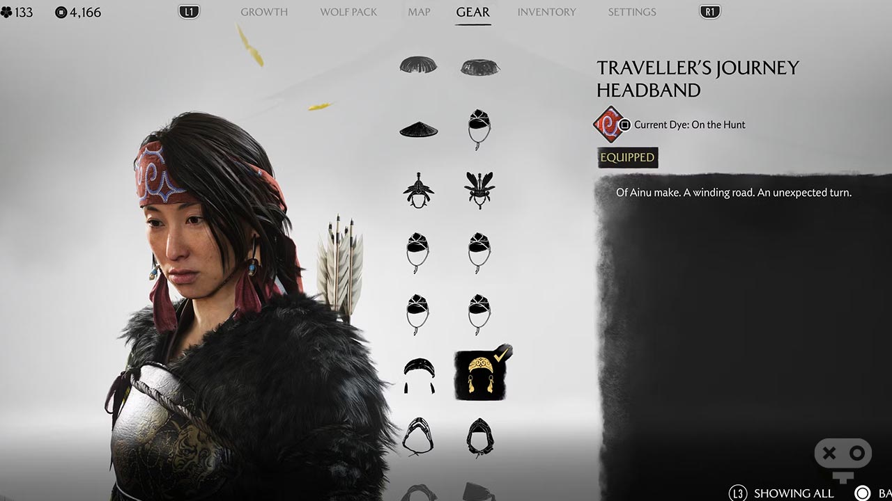 کلاه Travellers Journey Headband در لیست بهترین کلاه در بازی گوست آف یوتی