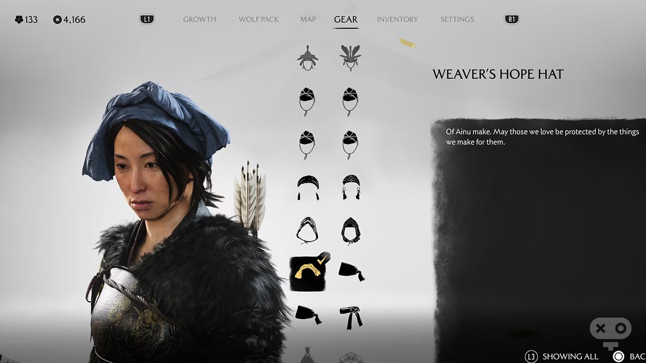 کلاه Weavers Hope در لیست بهترین کلاه در بازی گوست آف یوتی