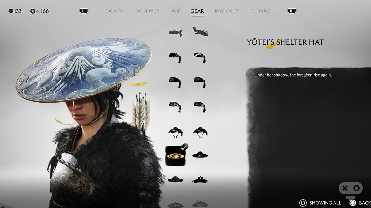 کلاه Yoteis Shelter در لیست بهترین کلاه در بازی گوست آف یوتی