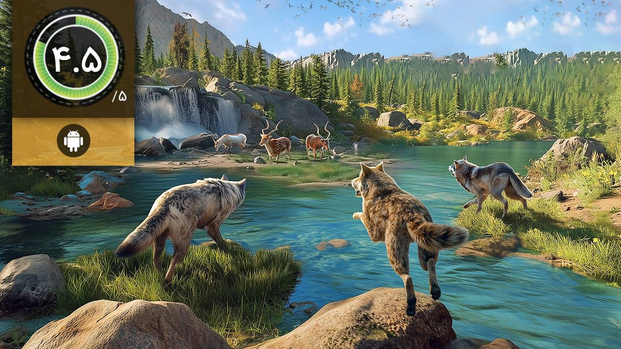 دانلود بازی The Wolf: Animal Game MMORPG برای اندروید