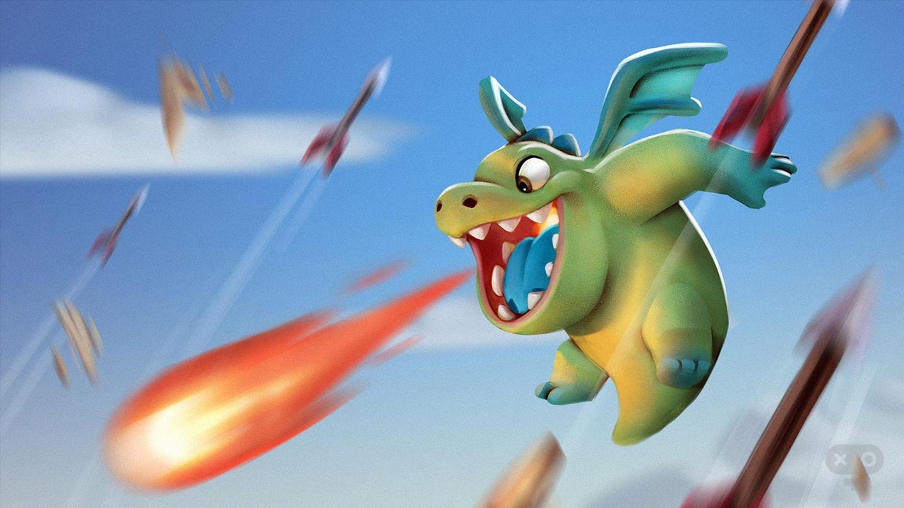 شخصیت Baby Dragon در بازی کلش آف کلنز