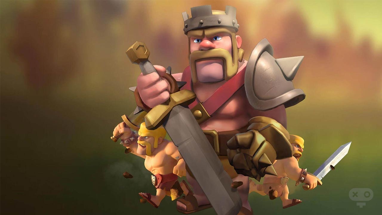 شخصیت Barbarian King در بازی کلش آف کلنز