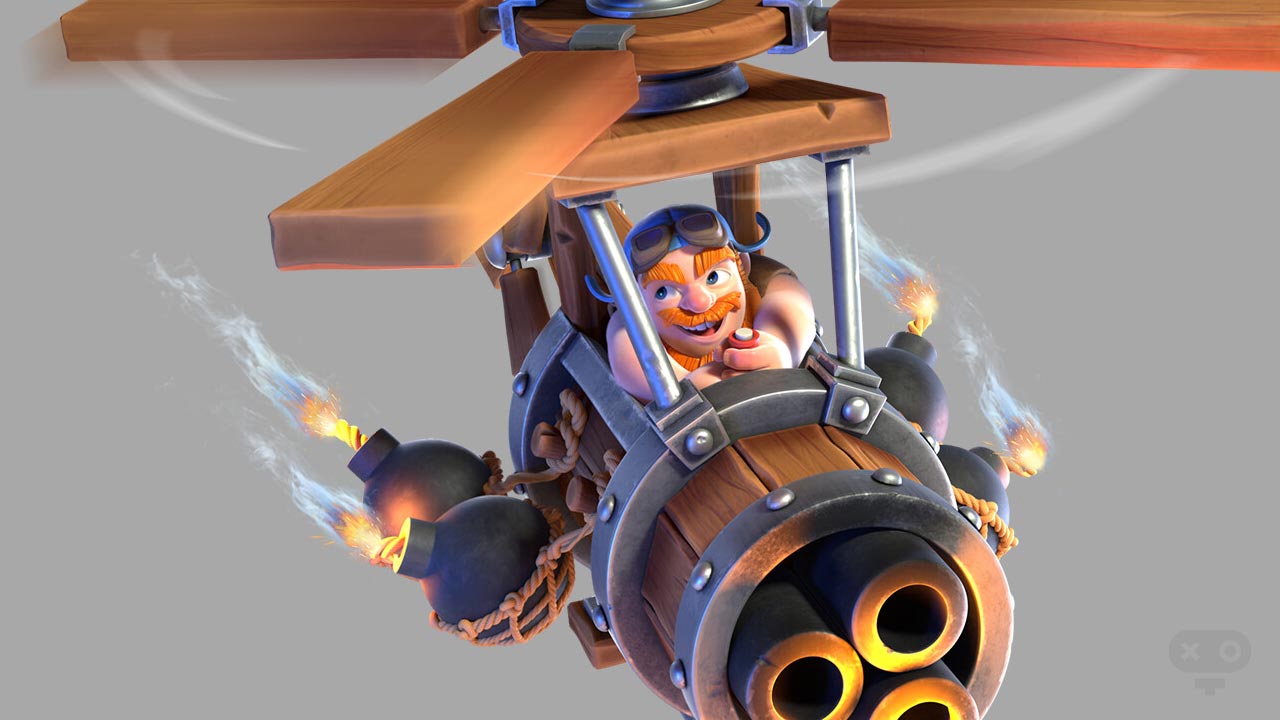 شخصیت Battle Copter در بازی Clash of Clans