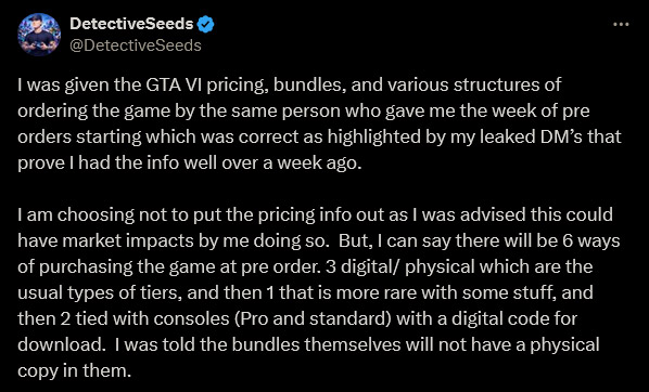 جزئیات نسخه های GTA 6