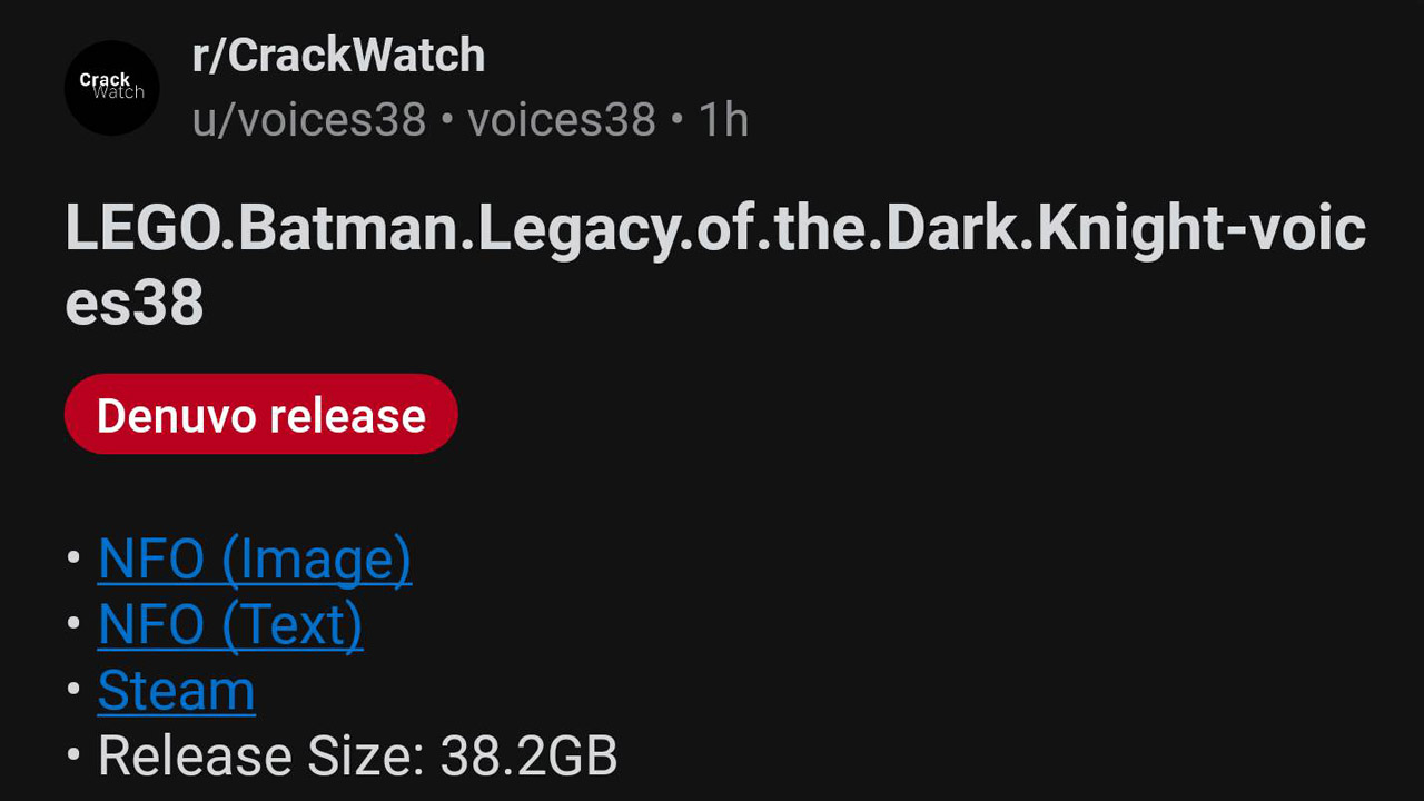 کرک بازی Lego Batman Legacy of the Dark Knight