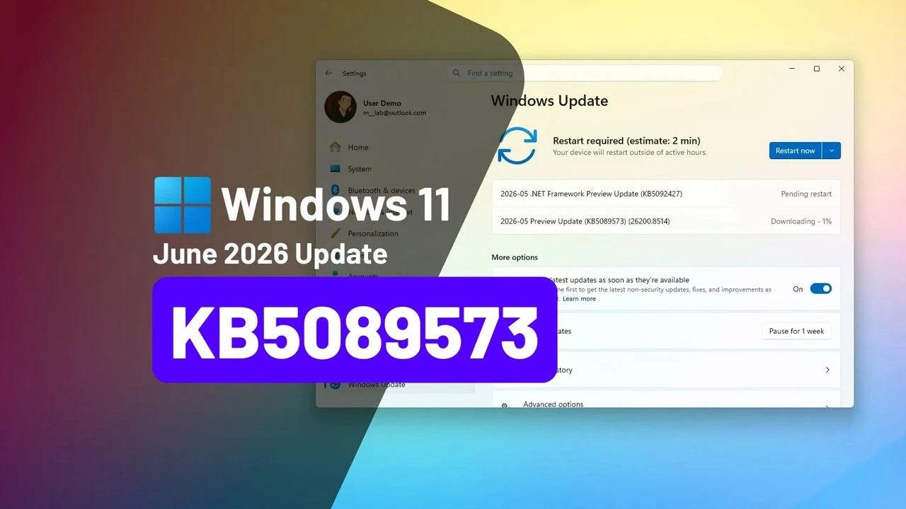 آپدیت جدید ویندوز 11
