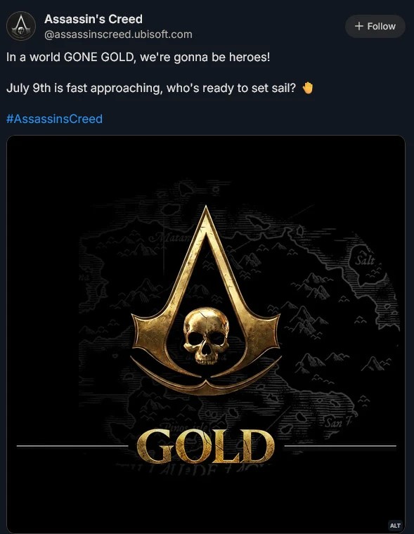 تولید Assassin’s Creed Black Flag Resynced
