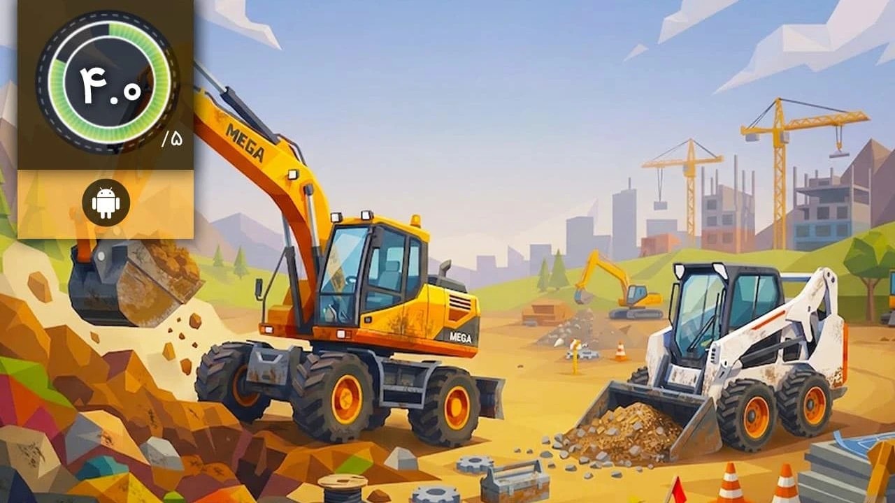 دانلود بازی Mega Machines Heavy Duty Sim برای اندروید