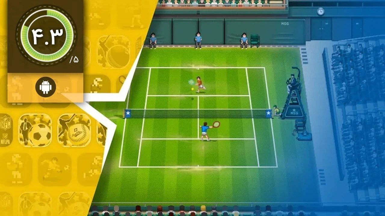 دانلود بازی Retro Slam Tennis برای اندروید