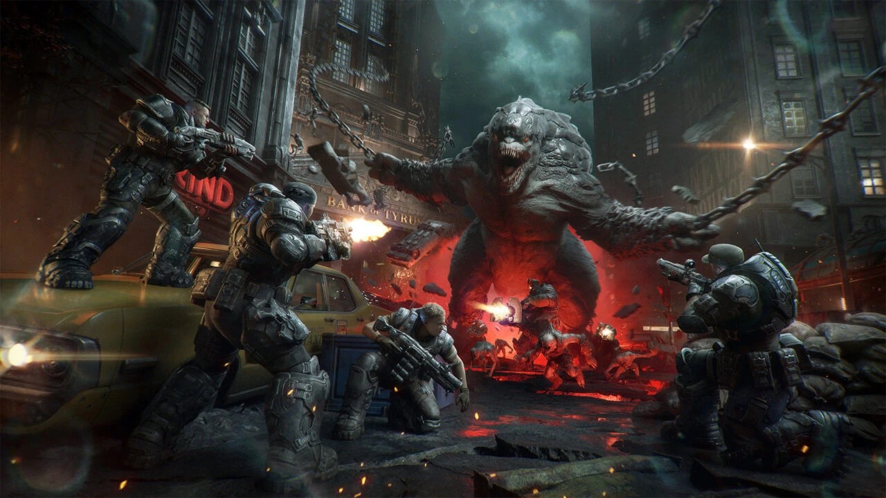 مولتی پلیر Gears of War E-Day