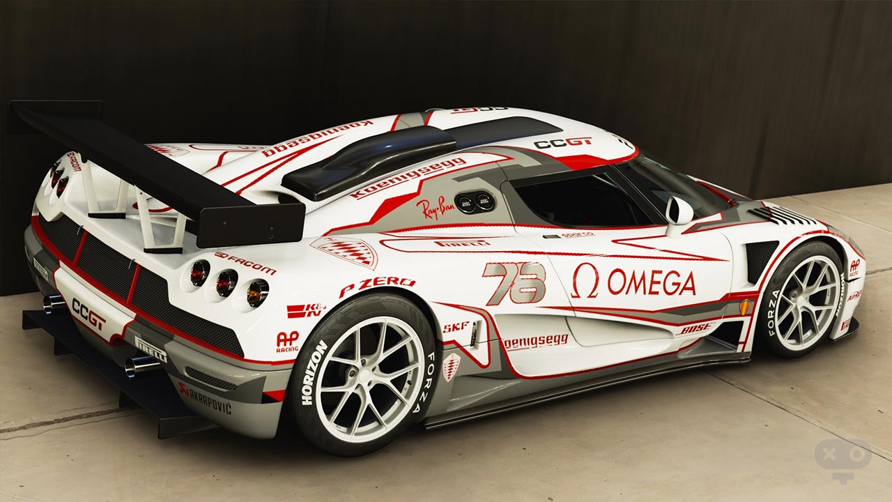 ماشین Koenigsegg CCGT 2008 از بهترین ماشین های Forza Horizon 6