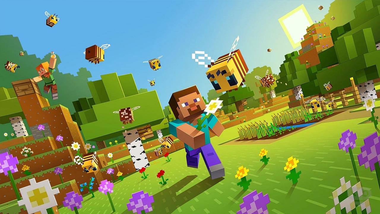 بازی Minecraft در لیست بهترین بازی های اول شخص با مکانیک ساخت و ساز و بقا