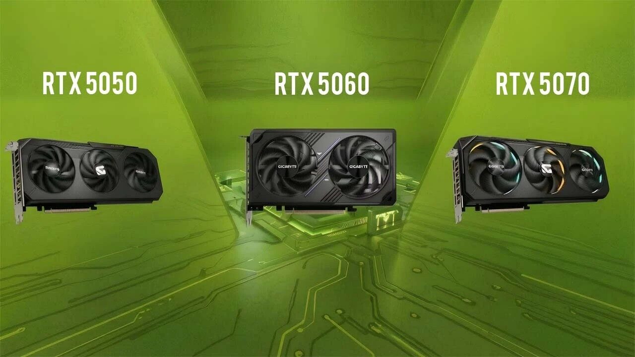 مقایسه RTX 5050، RTX 5060 و RTX 5070 در گیمینگ