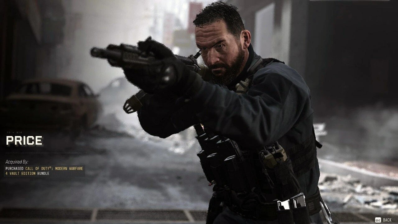 کاپیتان پرایس Modern Warfare 4